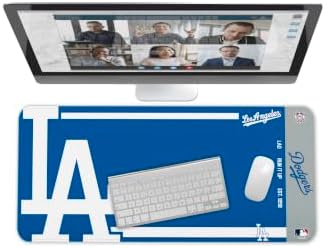SOAR MLB Official Established Primary Logo Wordmark Home Office Desk Pad Mouse Pad Mat 35" x 16" (Los Angeles Dodgers, Los Angeles Dodgers) by OuterstuffFIFAWorldCup