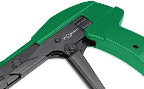 42711 Zip Tie Gun/Cable Tie Install Tool, Adjustable Tension with Built-In Cutter, for Nylon Ties up to 1/4”- Green - Image 4
