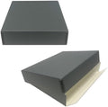 Lineco Drop Front Archival Storage Box, 11.75x15.25x3 in, Gray, 2 Pack by Lineco