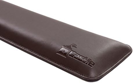 Bailey Full Size by Castle - Leather Ergonomic Computer Wrist Rest Pad for Keyboards with Around 104 Keys - Firm Keyboard Wrist Support for Typists, Gaming, and Heavy Office Use (Woodland, Full Size) - Image 4