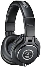 Audio-Technica ATH-M40x Professional Monitor Headphones Bundled with Over The Ear Headphones Stand + Cleaning Cloth (3 Items) - Image 2