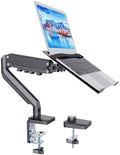 2-in-1 Gas Spring Laptop Desk Mount for 12"-17" Notebook/13"-32" Monitor by UPGRAVITY