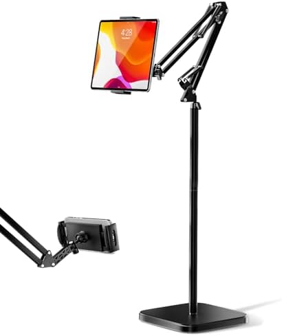 UBeesize iPad Stand Holder for Bed & Floor, Adjustable Tablet Mount by UBeesize