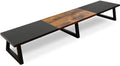 TEAMIX 42 inch Large Dual Monitor Riser, Desk Organizer Stand for TV Laptop by TEAMIX