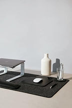 Graf Lantz Mosen Large Merino Wool Felt Desk Pad, Luxury Non-Slip Desk Mat, Blotter for Office and Home, 31W x 19H, Charcoal - Image 5