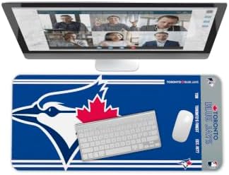 SOAR MLB Official Established Primary Logo Wordmark Home Office Desk Pad Mouse Pad Mat 35" x 16" (Toronto Blue Jays, Toronto Blue Jays) by OuterstuffFIFAWorldCup