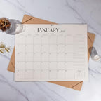 Simplified Desk Calendar 2026-2027 with Desktop Mat, Large Desk Pad Calendar from July 2026 to December 2027, 22 x 17 Inch, Desk Blotter Calendar for Home Office and School, Easy Planning, Apricot - Image 2