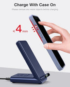 Wireless Charging Station,3 in 1 Charging Stand for Apple Multiple Devices - Image 6