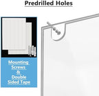 MaxGear Acrylic Wall Mount Sign Holder, 11 x 17 Landscape, 12 Pack - Image 3