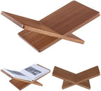 Solid Wooden Book Stand 16" x 9.5" x 6" Extra Large Display Stand by DECORANYUS