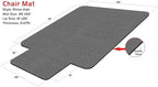 Rhino Mats, Rhino Hide Chair Mat (Lip Option), Office Computer Chair Mat for Hardwood, Tile, Laminate, Concrete and Vinyl Floors, Anti-Slip (Gray, 45”x53”-Lip2512) - Image 4