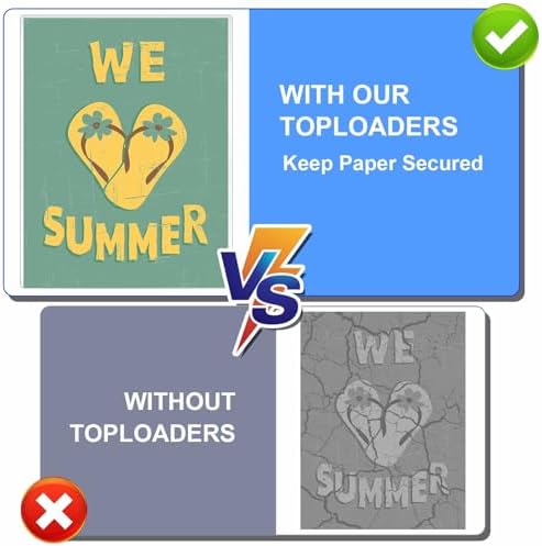 Sherr 50 Pcs Rigid Poster Protectors 24 x 36 Inch, Clear PVC Sleeves - Image 3