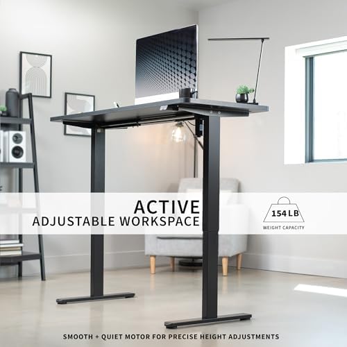 VIVO White 71 x 30 in Standing Desk, DESK-KIT-0B7W - Image 4