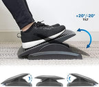 Mount-It! Under Desk Footrest, Adjustable Foot Rest Under Desk with 3 Tilt Positions, Large Non Slip Office Foot Rest with Massaging Surface, Ergonomic Foot Stool Under Desk for Home or Office - Image 4