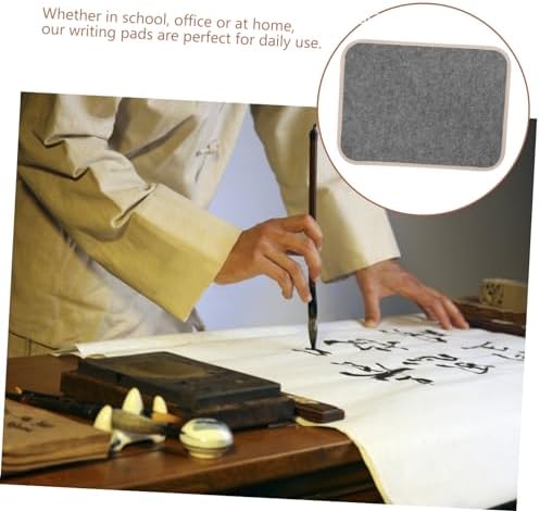 Uonlytech 3pcs Chinese Calligraphy Mat Thick Felt Desk Pad for Students Drawing and Writing Cushion Ink Absorbent Protector for Art and Calligraphy Practice - Image 3