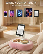 Miledi Tablet Pillow Stand for Bed with 360° Rotating Holder, Pink - Image 5