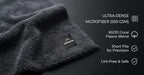Premium Edgeless Microfiber Cleaning Cloths - 550GSM Short Pile, Lint-Free Coral Fleece 80/20 Blend, Scratch-Free Rags for Auto Detailing - 16x16 in, 6 Pack - Image 2