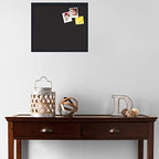 PinPix 20x17 inch Cork Bulletin Board. This Decorative Framed Pin Board Comes with Diamond Pattern in Black Design and Satin Black. Ideal for Home, Office Decor or School (PinPix-120) - Image 3