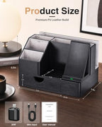 LADSTAG Charging Station Organizer,night stand organizers,Mens Gifts,Vertical Laptop Stand,Desk Accessories & workspace Organizers for Office/Livingroom/Bedroom,Gifts for Men. - Image 5