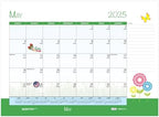 2025 House of Doolittle Seasonal Holiday Depictions 22-inch x 17-inch Monthly Desk Pad Calendar (139-25) - Image 6
