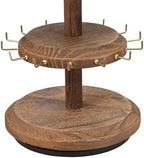 MOOCA 3-Tier Rotating Bracelet Display Stand with 42 Hooks, Jewelry Holder - Image 4