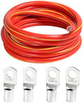 2 Gauge Battery Welding Cable, Red, 5 Feet by Sunnarepoon