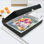 Lineco Clamshell Archival Storage Box, 11x14x1.75 Inch, Black, Pack of 2 - Image 3