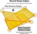 Honygebia Gold Acrylic Book Stands - Cross Frame Acrylic Book Holder, Open Bookstand for Display and Reading, Suitable for Art, Bible, Cookbook, Easel, Magazine, Textbooks 12.5" x 9.5" x 5.5" - Image 3