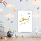Lockways White Board Dry Erase Board 48 x 31 Inch, Magnetic Whiteboard - Image 6