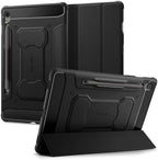 Spigen for Galaxy Tab S10 FE Case (2025), Galaxy Tab S9 Case (2023), Rugged Armor Pro Protective Tri-Fold Cover and S Pen Holder, 10.9 inch, Black by Spigen
