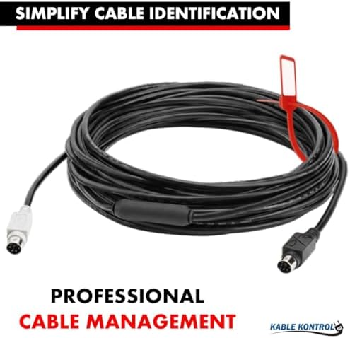 Kable Kontrol Write-On Flag Identification Zip Ties 6 Inch 5000 Pcs Red - Image 7