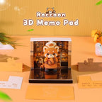3D Time Piece Calendar 2027 With 52 Weekly Calendars, 3D memo pad tear away calendar 2027, Artsy Pads Suitable for Room and Office Desktop Decoration, Gift Giving (Raccoon) - Image 2