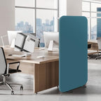 DECOLAB Freestanding Room Partition, Indoor Privacy Panel 29"x65", Sapphire - Image 2