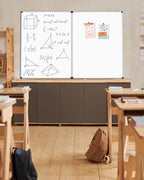 XBoard Magnetic Dry Erase Board 48 x 36 Inch, 4' x 3' Hanging White Board Silver Aluminum Frame Presentation Board for Home Office Classroom (Pack of 2) - Image 6