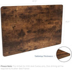 VIVO Rustic Vintage Brown 48 x 30 in Solid Table Top, DESK-TOP48-30N - Image 3