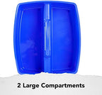 Storex 2-Compartment Large Craft Caddy – Multipurpose Classroom Organizer with Handle, Assorted Colors, 6-Pack (00948A06C) - Image 4