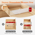 Lifewit 14 Pack 4" High Drawer Divider, Adjustable Drawer Organizer Clothes - Image 6