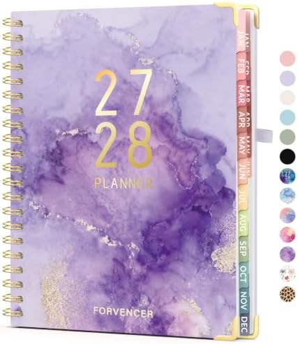 Forvencer Planner 2027-2028, 18 Month Calendar Planner, Jan 2027-June 2028 by Forvencer