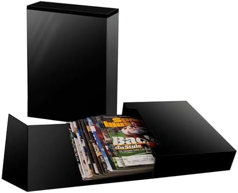 BCW Magazine Stor-Folio with Magnetic Closure, Holds 20 Magazines, Black by BCW