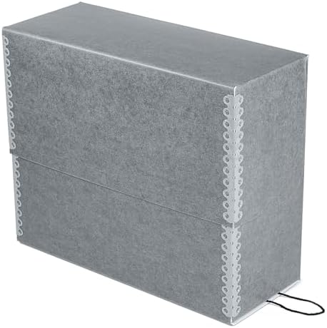 Lineco Archival Document Storage Box, Gray, 15.5" x 10.5" x 5" - Image 2