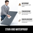 GORILLA GRIP Cushioned Antifatigue Kitchen Mat for Floor, 39x20, Charcoal - Image 4