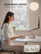 Lamicall Adjustable Laptop Stand for Desk Projector Mounts for 10-17.3'' - Image 4