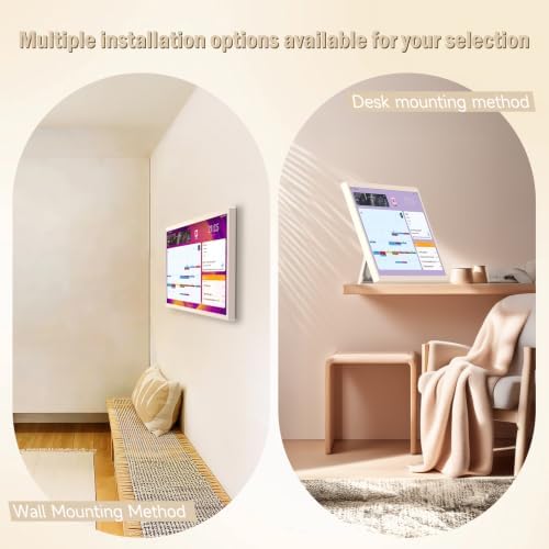 32 inch Digital Calendar,electronic digital wall touch screen smart calendar with Google Play Multi-calendar Sync for planner organizers Wall/Desk Stand - Image 3