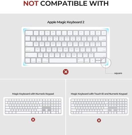 Dexnor Case for Apple Magic Keyboard with Touch ID/Lock Key 2021/2026 - Image 3
