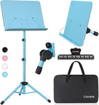 CAHAYA Sheet Music Stand Dual-use Converts to Desktop Stand Adjustable Blue by CAHAYA