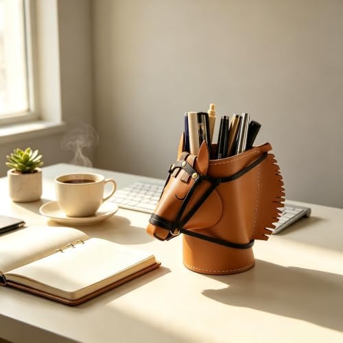 Cute Horse Pen Holder for Desk,Unique Decor for Office,Home,Gift,Accessory - Image 2