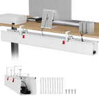 Univivi No Drill Under Desk Cable Management Tray, 48 inch Cable Management by Univivi