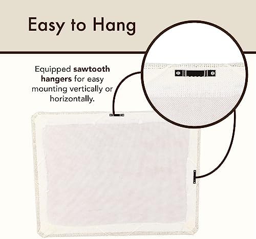 White Burlap Bulletin Picture & Memo Board, 19.75 x 15.75 in - Image 3