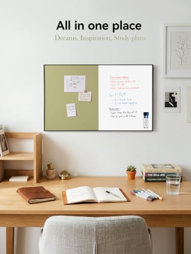 ARCOBIS Cork Board White Board Combo for Wall - Image 2