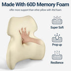 Season Guard Back Support Pillow, Lumbar Pain Relief Cushion for Office/Car - Image 4
